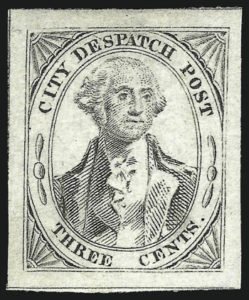 First Us Postage Stamp
